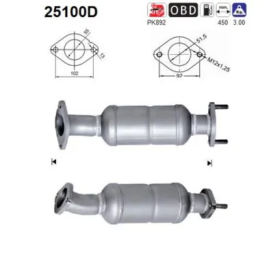 Catalytic Converter Kia CEE'D Hatchback · Kia CEE'D SW · Hyundai i30
