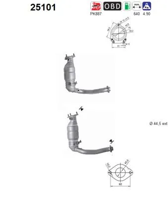 Catalytic Converter Mazda TRIBUTE