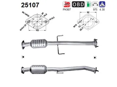 Catalytic Converter Mazda PREMACY