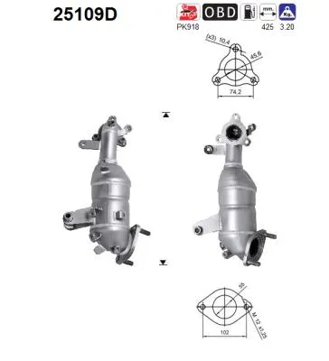 Catalytic Converter Kia SOUL I