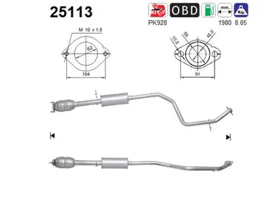 Catalytic Converter Mazda 5