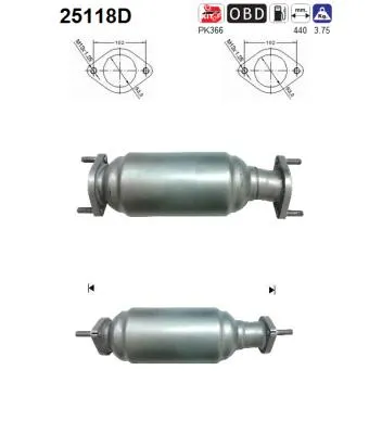 Catalytic Converter Kia CARNIVAL / GRAND CARNIVAL III