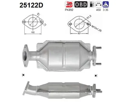 Catalytic Converter Kia CEE'D SW · Kia CEE'D Hatchback · Hyundai i30