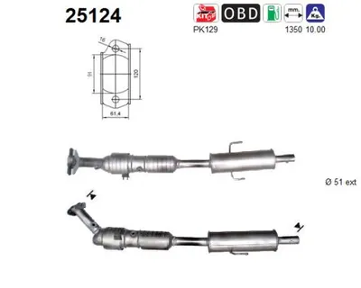 Catalytic Converter Mazda 6 Saloon · Mazda 6 Station Wagon · Mazda 6 Hatchback