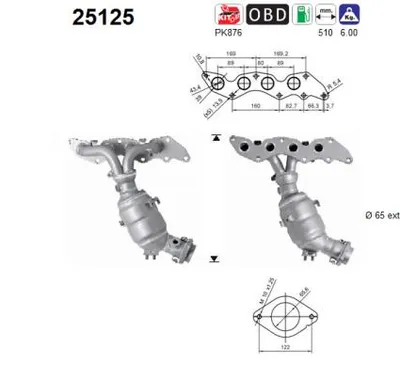 Catalytic Converter Mazda MX-5 III