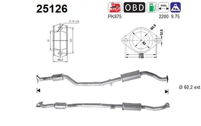Catalytic Converter Mazda MX-5 III