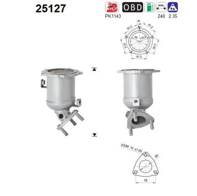 Catalytic Converter Kia SORENTO I