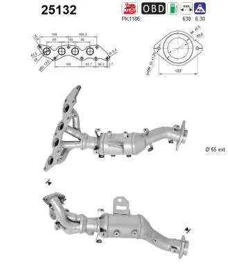 Catalytic Converter Mazda 6 Hatchback · Mazda 6 Estate · Mazda 6 Saloon
