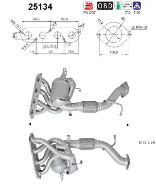 Catalytic Converter Mazda 3 · Mazda 3 Saloon · Mazda 3 Hatchback Van