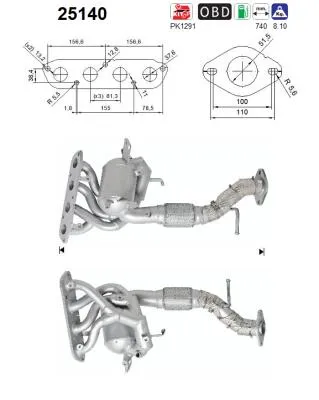 Catalytic Converter Mazda CX-3