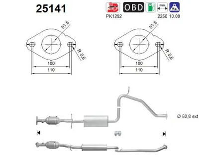 Catalytic Converter Mazda CX-3