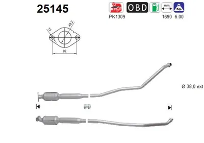 Catalytic Converter Kia PICANTO II