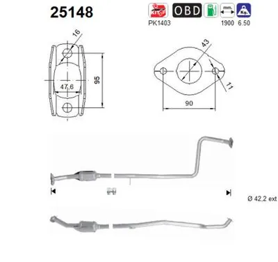 Catalytic Converter Mazda 2