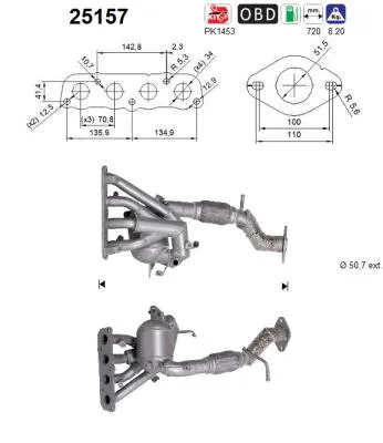Catalytic Converter Mazda 2 Hatchback · Mazda 2 Saloon