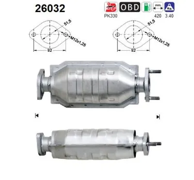 Catalytic Converter Mitsubishi SPACE STAR MPV · Mitsubishi CARISMA Saloon