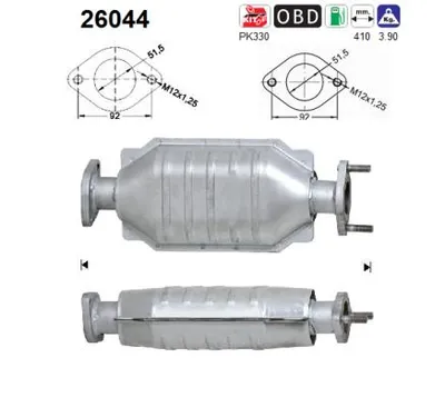 Catalytic Converter Mitsubishi CARISMA · Mitsubishi CARISMA Saloon · Mitsubishi SPACE STAR MPV