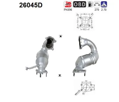Catalytic Converter Mitsubishi CARISMA · Mitsubishi CARISMA Saloon · Mitsubishi SPACE STAR MPV