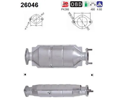 Catalytic Converter Mitsubishi CARISMA · Mitsubishi CARISMA Saloon · Mitsubishi SPACE STAR MPV