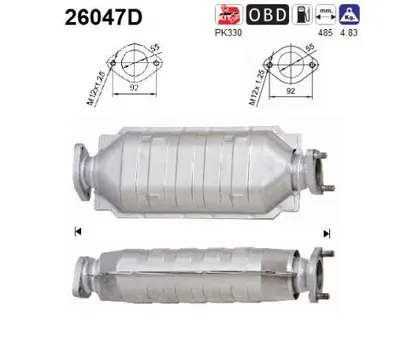Catalytic Converter Mitsubishi L200