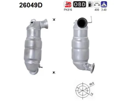 Catalytic Converter Mitsubishi COLT VI
