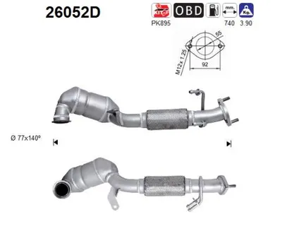 Catalytic Converter Mitsubishi OUTLANDER II