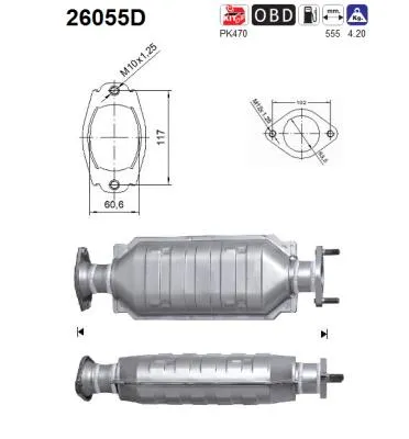 Catalytic Converter Mitsubishi PAJERO SPORT I · Mitsubishi PAJERO CLASSIC · Mitsubishi PAJERO III Canvas Top