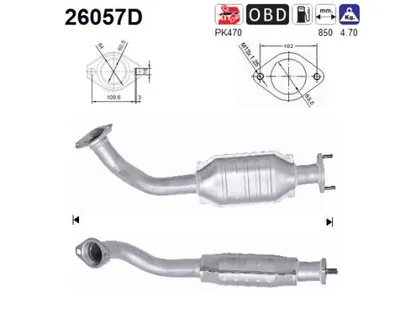 Catalytic Converter Mitsubishi PAJERO IV