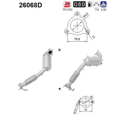 Catalytic Converter Mitsubishi ASX · Mitsubishi OUTLANDER II · Mitsubishi ASX Van
