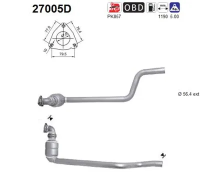 Catalytic Converter Jaguar S-TYPE II