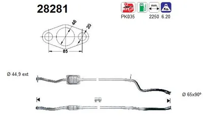Catalytic Converter Peugeot 106 I · Citroën SAXO · Peugeot 106 II
