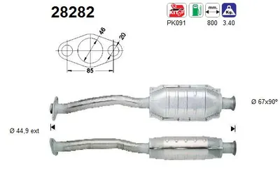 Catalytic Converter Peugeot 106 I · Citroën SAXO · Peugeot 106 II