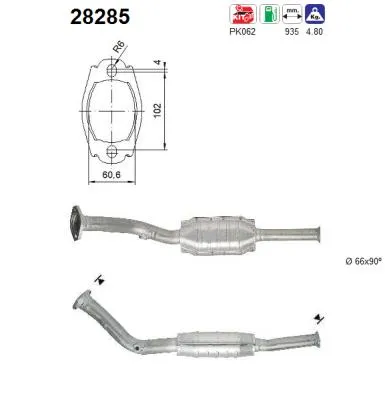 Catalytic Converter Peugeot 306 Hatchback · Peugeot 306 · Peugeot 306 Break