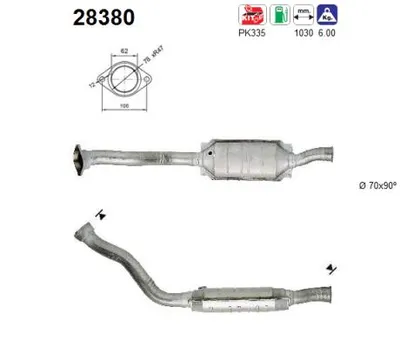 Catalytic Converter Peugeot 406 · Peugeot 406 Break · Peugeot 406 Coupe