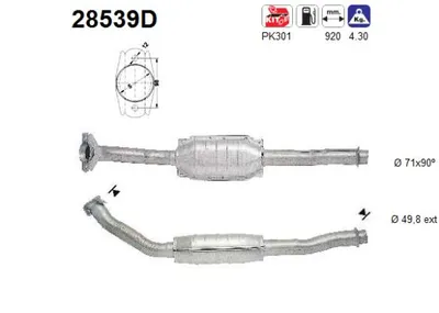 Catalytic Converter Peugeot 306 Hatchback · Peugeot 306 · Peugeot 306 Break