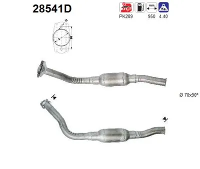 Catalytic Converter Citroën EVASION MPV · Peugeot 806 · Fiat ULYSSE