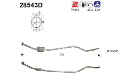 Catalytic Converter Peugeot 206 Hatchback