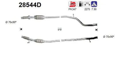 Catalytic Converter Peugeot 206 Hatchback