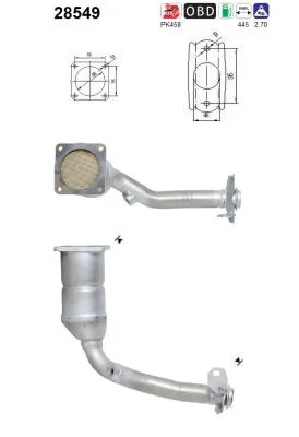 Catalytic Converter Peugeot 206 Hatchback · Peugeot 206 SW · Peugeot 206 Saloon