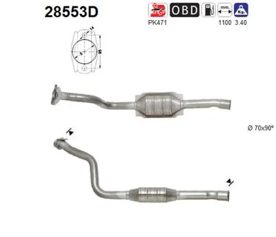 Catalytic Converter Citroën JUMPY I · Fiat SCUDO Bus · Citroën JUMPY I Van
