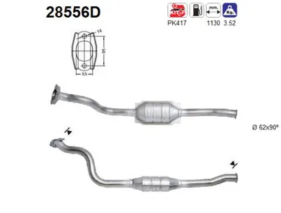 Catalytic Converter Peugeot EXPERT · Peugeot EXPERT Van · Citroën JUMPY I