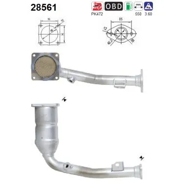 Catalytic Converter Peugeot 106 II