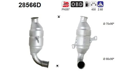 Catalytic Converter Peugeot 206 Van · Peugeot 206 Hatchback · Peugeot 307