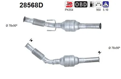 Catalytic Converter Peugeot 406 · Peugeot 406 Break