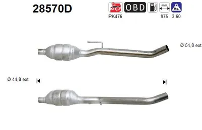Catalytic Converter Citroën JUMPY I · Citroën JUMPY I Van · Fiat SCUDO Van
