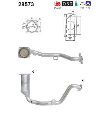 Catalytic Converter Peugeot 307 · Peugeot 307 SW · Peugeot 307 Break