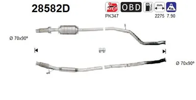 Catalytic Converter Peugeot 206 Hatchback