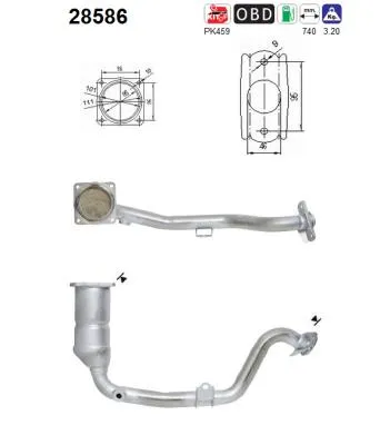 Catalytic Converter Peugeot 307 · Peugeot 307 SW · Peugeot 307 Break