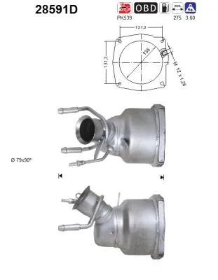Catalytic Converter Peugeot 307 · Peugeot 307 SW · Peugeot 307 Break