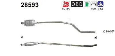Catalytic Converter Peugeot 206 Hatchback