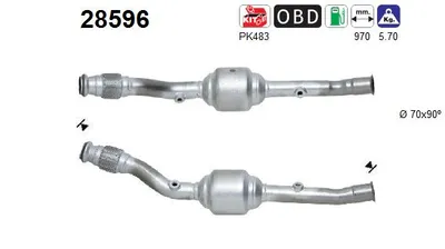 Catalytic Converter Peugeot 607